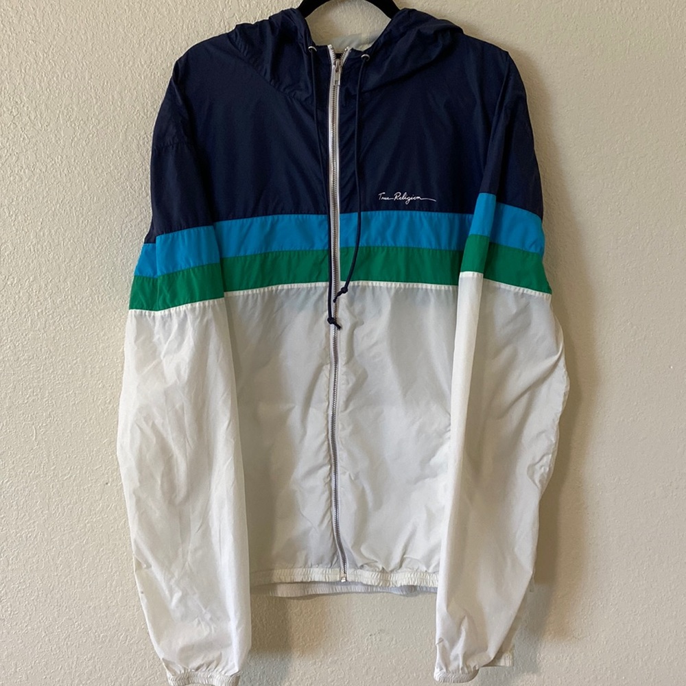 True Religion Nylon Jacket with hood